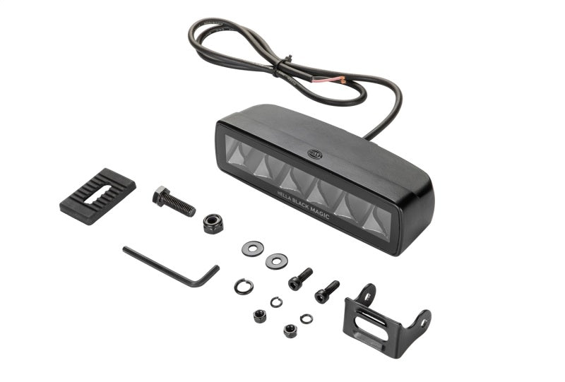 Hella Universal Black Magic 6 L.E.D. Mini Light Bar - Spot Beam - My Store