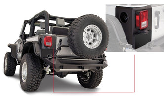 compare product Bushwacker 07-18 Jeep Wrangler Trail Armor Rear Corners - Black