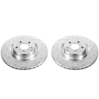 compare product Power Stop 09-14 Mercedes-Benz CL550 Front Evolution Drilled & Slotted Rotors - Pair