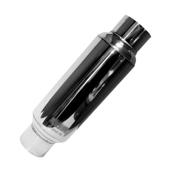 compare product Kooks Universal 3.5 in Round Muffler 10in Long. Pol SS (Stafford Spec Muffler)
