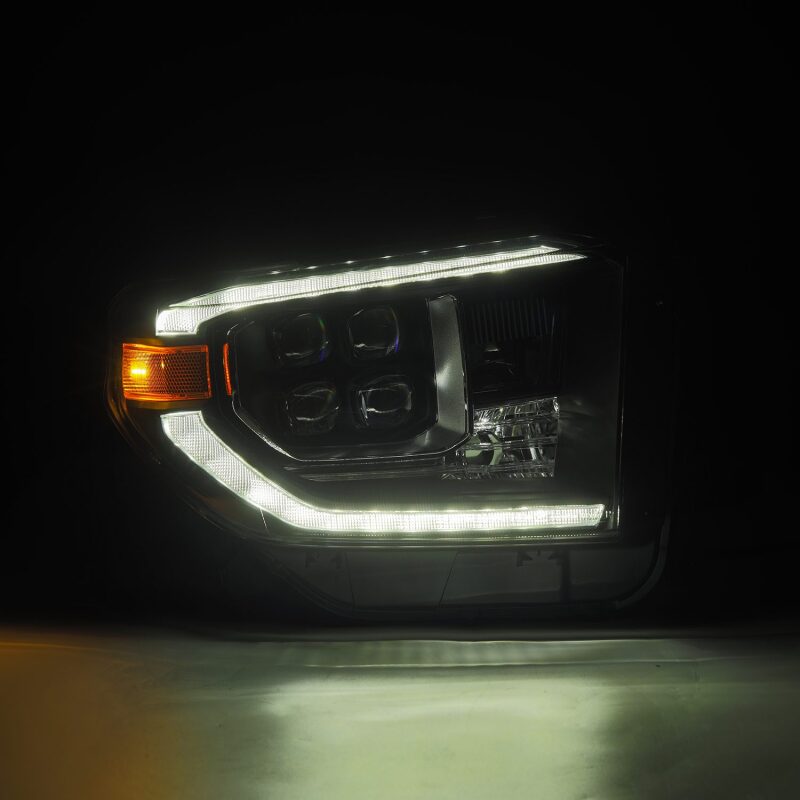 AlphaRex 14 - 21 Toyota Tundra NOVA - Series LED Proj Headlights Alpha - Blk w/Actv Light & Seq. Sig + DRL - My Store