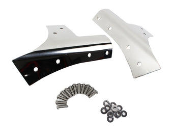 compare product Kentrol 07-18 Jeep Wrangler JK Windshield Supports Pair - Polished Silver
