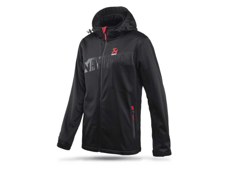 Akrapovic Mens Corpo Softshell Jacket Black - S - My Store