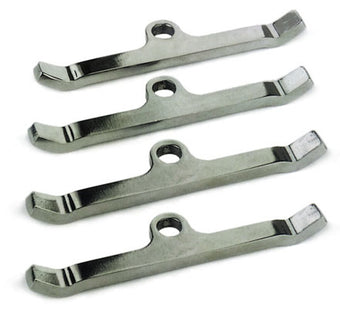 compare product Moroso Ford Valve Cover Hold Downs - Steel - Chrome Plated - Set of 4