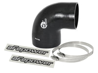 aFe Magnum FORCE Intake Coupling Kit (4 IN ID to 3 - 3/8 IN ID x 90 Deg.) Elbow Coupler - Black - My Store