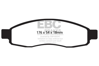 compare product EBC 04-05 Infiniti QX56 5.6 Greenstuff Front Brake Pads