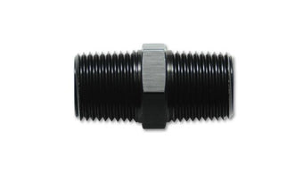 compare product Vibrant 3/8in NPT x 3/8in NPT Straight Union Pipe Adapter Fitting - Aluminum