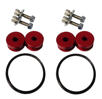 compare product Torque Solution Billet Bumper Quick Release Kit (Red): Universal