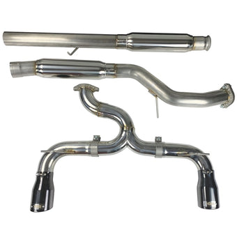 compare product Injen 16-18 Ford Focus RS 3in Cat-Back Stainless Steel Exhaust w/ 4in Black Chrome Tips