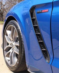 Anderson Composites 15 - 17 Mustang Carbon Fiber GT350 Style Fender Vent Inserts (Only Fit AC Fenders) - My Store