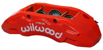 compare product Wilwood Caliper-TX6R- R/H - Red 2.00/1.88/1.88in Pistons 1.38in Disc