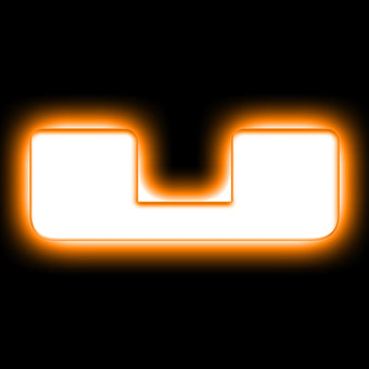 compare product ORACLE Lighting Universal Illuminated LED Letter Badges - Matte Wht Surface Finish - U