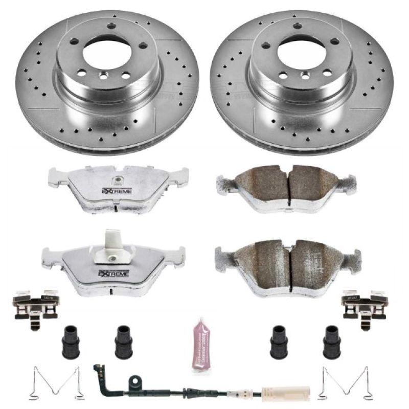 Power Stop 04 - 05 BMW 525i Front Z26 Street Warrior Brake Kit - My Store