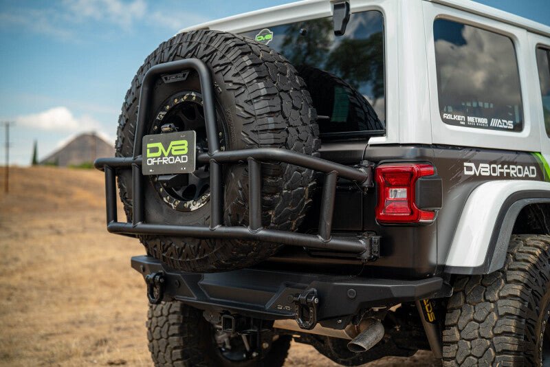 DV8 18 - 25 Jeep Wrangler JL Body Mounted Tire Carrier - My Store
