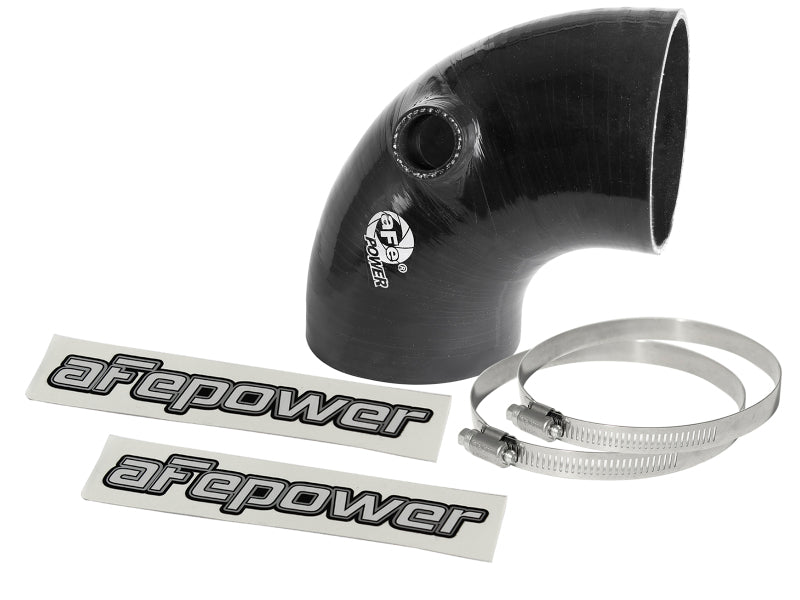 aFe Magnum FORCE Intake Coupling Kit (3 - 3/4 IN ID x 90 Deg.) Elbow Coupler - Black - My Store