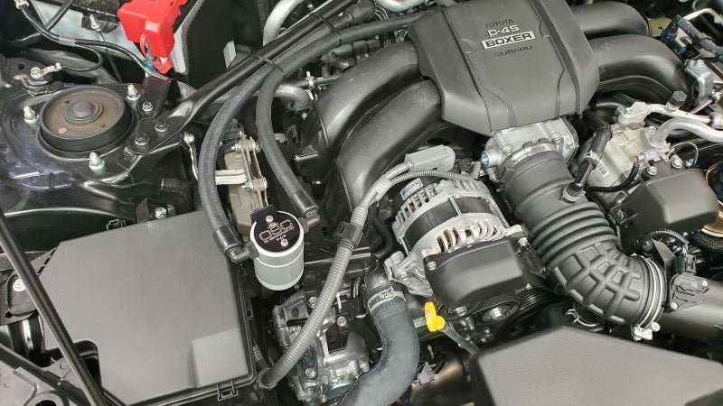 J&L 22 - 25 Subaru BRZ/GR86 2.4L Passenger Side Oil Separator 3.0 - Clear Anodized - My Store