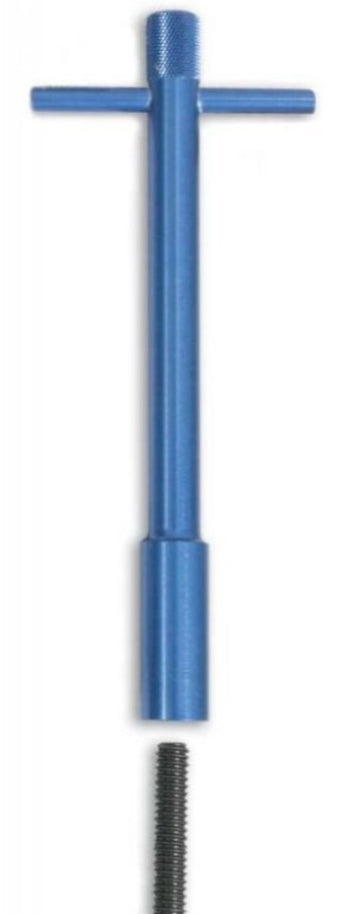 compare product Moroso Valve Cover Wing Nuts - 1/4in-20 x 1-3/8in - Aluminum - Blue Powder Coat - 4 Pack