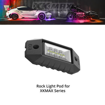 compare product XK Glow XKmax RGBW Addressable LED Rock Light Pod