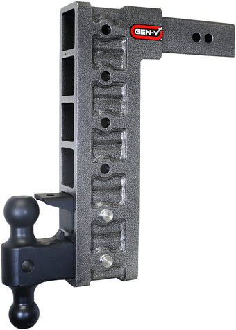 compare product Gen-Y Mega Duty 2.5in Shank 15in Drop 21K Hitch w/Dual-Ball/Pintle Lock/Stabilizer Kit