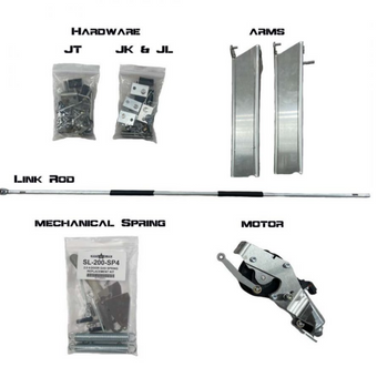 compare product Rock Slide Rebuild Kit for Gen2 Step Sliders - JK 2.0 4D DRVR