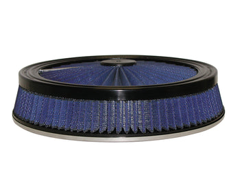 compare product aFe MagnumFLOW Air Filters Round Racing P5R A/F TOP Racer 14D x 3H (Blk/Blue)
