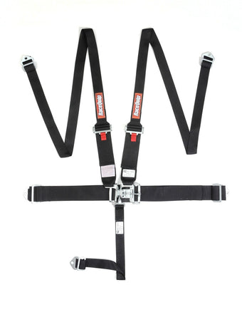 compare product RaceQuip Black L & L 5pt HNR Seat Belt