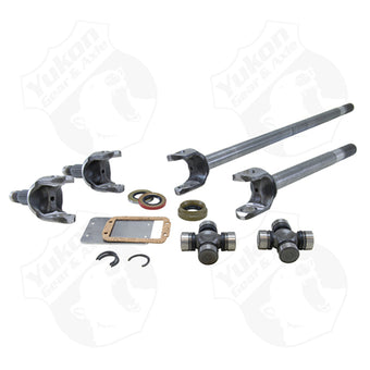 compare product Yukon Gear Front 4340 Chrome-Moly Replacement Axle Kit For 77-91 GM / Dana 60 w/ 35 Splines