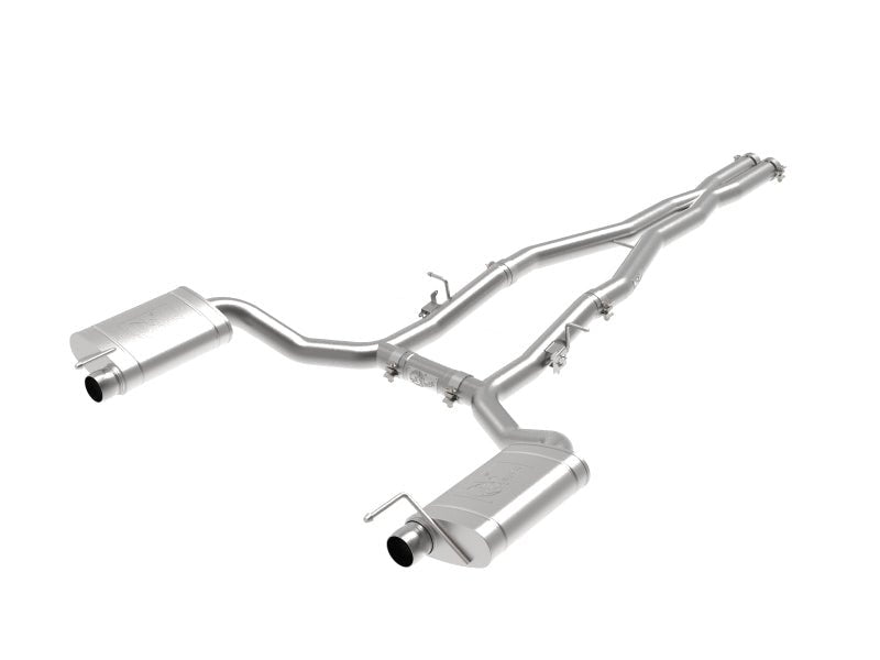 aFe MACH Force - Xp 3in 304 SS Cat - Back Exhaust 15 - 20 Dodge Charger Hellcat V8 - 6.2L (sc) / 392 V8 - 6.4L - My Store