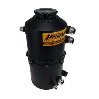 compare product Peterson Fluid Systems Tank Drag 2.3 Gallon -16AN Dual Return - Black