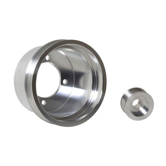 compare product BBK 94-98 Mustang 3.8 V6 Underdrive Pulley Kit - Lightweight CNC Billet Aluminum (2pc)