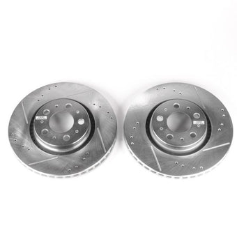 compare product Power Stop 01-09 Volvo S60 Front Evolution Drilled & Slotted Rotors - Pair
