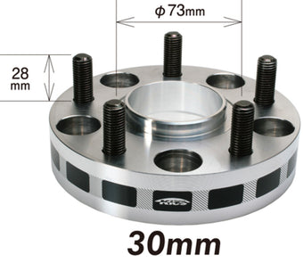 compare product Project Kics 30mm Thick 12x1.25 56mm Hub 5x114.3 Wide Tread Spacers