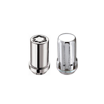 compare product McGard SplineDrive Tuner 5 Lug Install Kit w/Locks & Tool (Cone) 1/2-20 / 13/16 Hex - Chrome