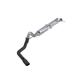 compare product MBRP 2024+ Ford Ranger 2.7L 2.5 into 3in Single Side Exit Cat Back - BLK