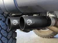 aFe Rebel Exhausts 3in SS Cat - Back 09 - 14 Ford F - 150 4.6/5.0/5.4L w/ Black Tips - My Store