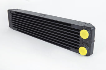 compare product CSF Universal Dual-Pass Oil Cooler - M22 x 1.5 Connections 22x4.75x2.16