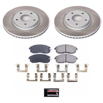 compare product Power Stop 17-18 Nissan Sentra Front Semi-Coated Rotor Kit