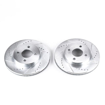 compare product Power Stop 05-10 Chevrolet Cobalt Front Evolution Drilled & Slotted Rotors - Pair