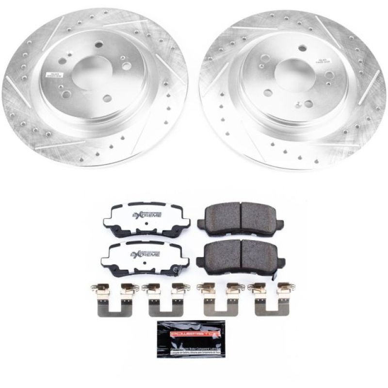 Power Stop 18 - 19 Honda Odyssey Rear Z26 Street Warrior Brake Kit - My Store