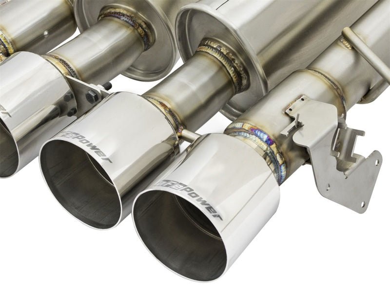 aFe MACHForce XP 3in - 2 1/2in Axle Back 304SS Exhaust w/ Polished Tips 15 - 17 Chevy Corvette Z06 - My Store