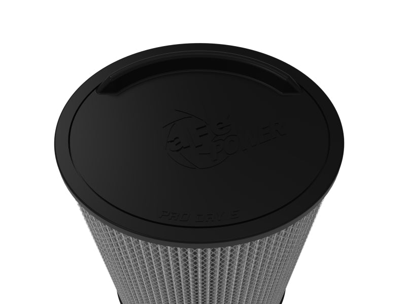 aFe Magnum FLOW Pro DRY S Air Filter (6.75x5)in F x (9.25x7.5)in B x (7.75x6)in T x 18in H - My Store