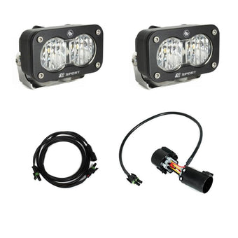 compare product Baja Designs 23-24 Ford F250/F350 Super Duty S2 Sport Dual Reverse Light Kit w/Trailer Hitch Harness