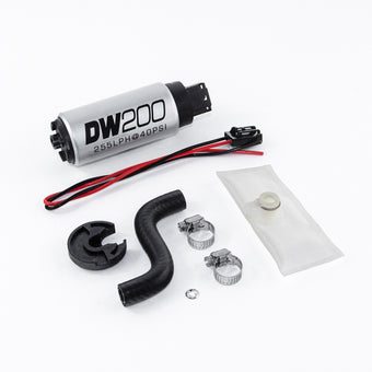 compare product DeatschWerks 85-97 Ford Mustang 255 LPH DW200 In-Tank Fuel Pump w/ Install Kit