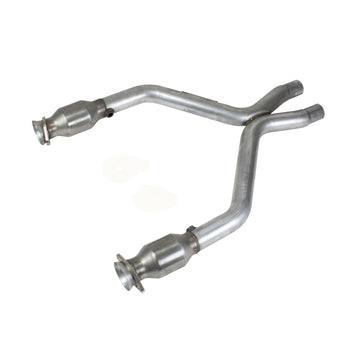 compare product BBK 11-14 Mustang 3.7 V6 Short Mid X Pipe With Catalytic Converters 2-1/2 For BBK Long Tube Headers