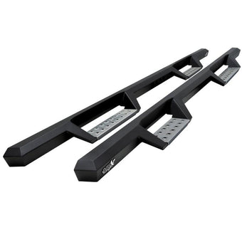 compare product Westin 04-13 Chevy Silverado 1500 Crew Cab HDX Stainless Drop Nerf Step Bars - Textured Black