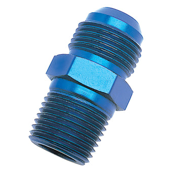 compare product Russell Performance -16 AN to 1in NPT Straight Flare to Pipe (Blue)