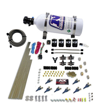 compare product Nitrous Express 8 Cyl Piranha Direct Port 4 Solenoids Nitrous Kit (200-500HP) w/5lb Bottle