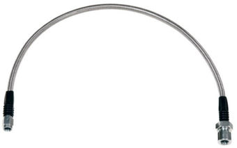compare product Wilwood 20in OAL Flexline -3 Hose w/st 10mm Bubble Flare