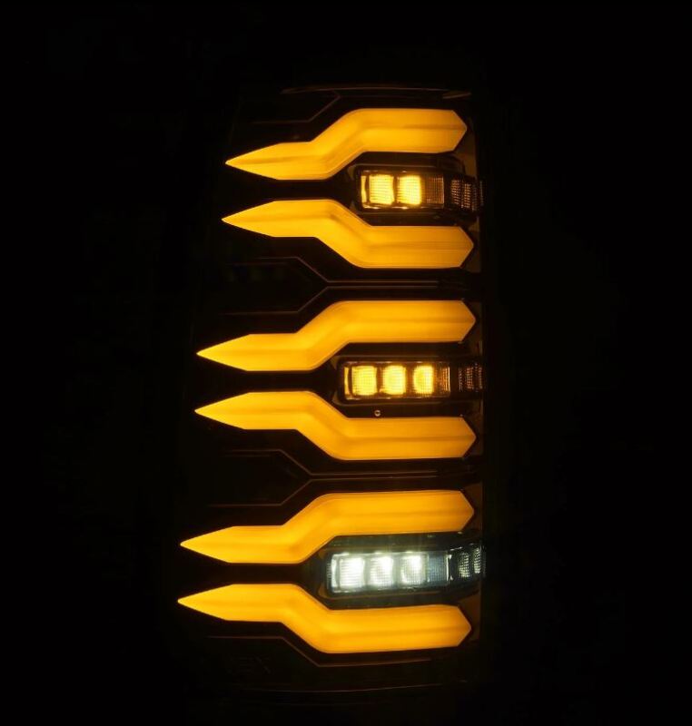 AlphaRex 99 - 06 Chevrolet Silverado/99 - 06 GMC Sierra LUXX - Series LED Tail Lights - Black - My Store