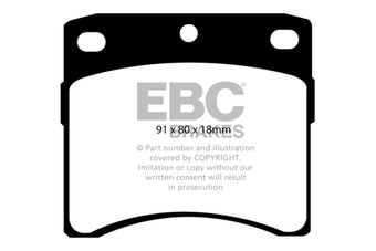 compare product EBC 93-96 Volkswagen Eurovan 2.5 Vented Rotors Greenstuff Front Brake Pads
